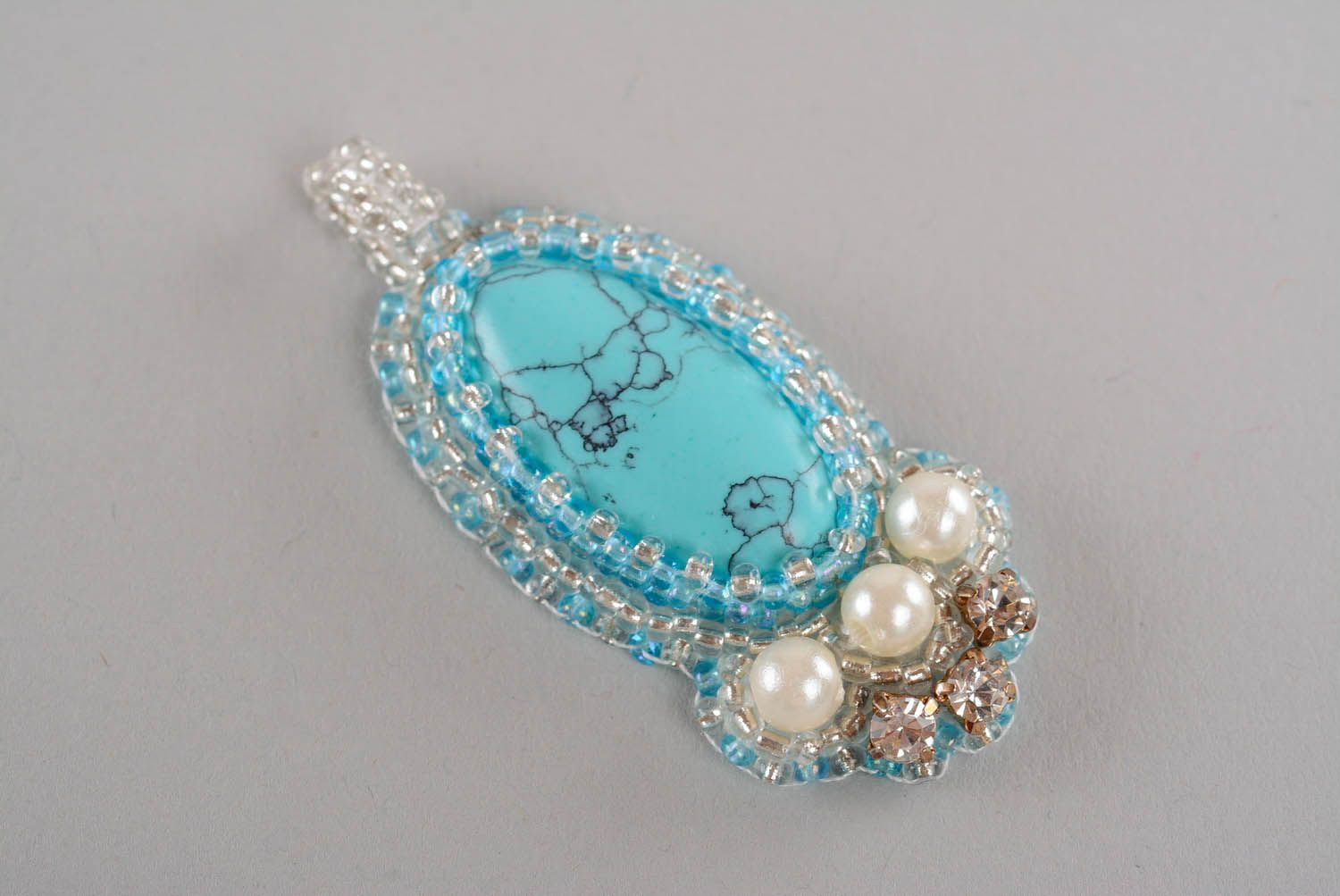 Pendand with turquoise photo 3