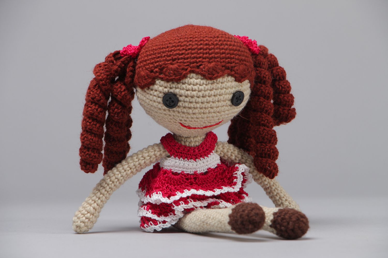 Soft crochet toy Girl photo 1