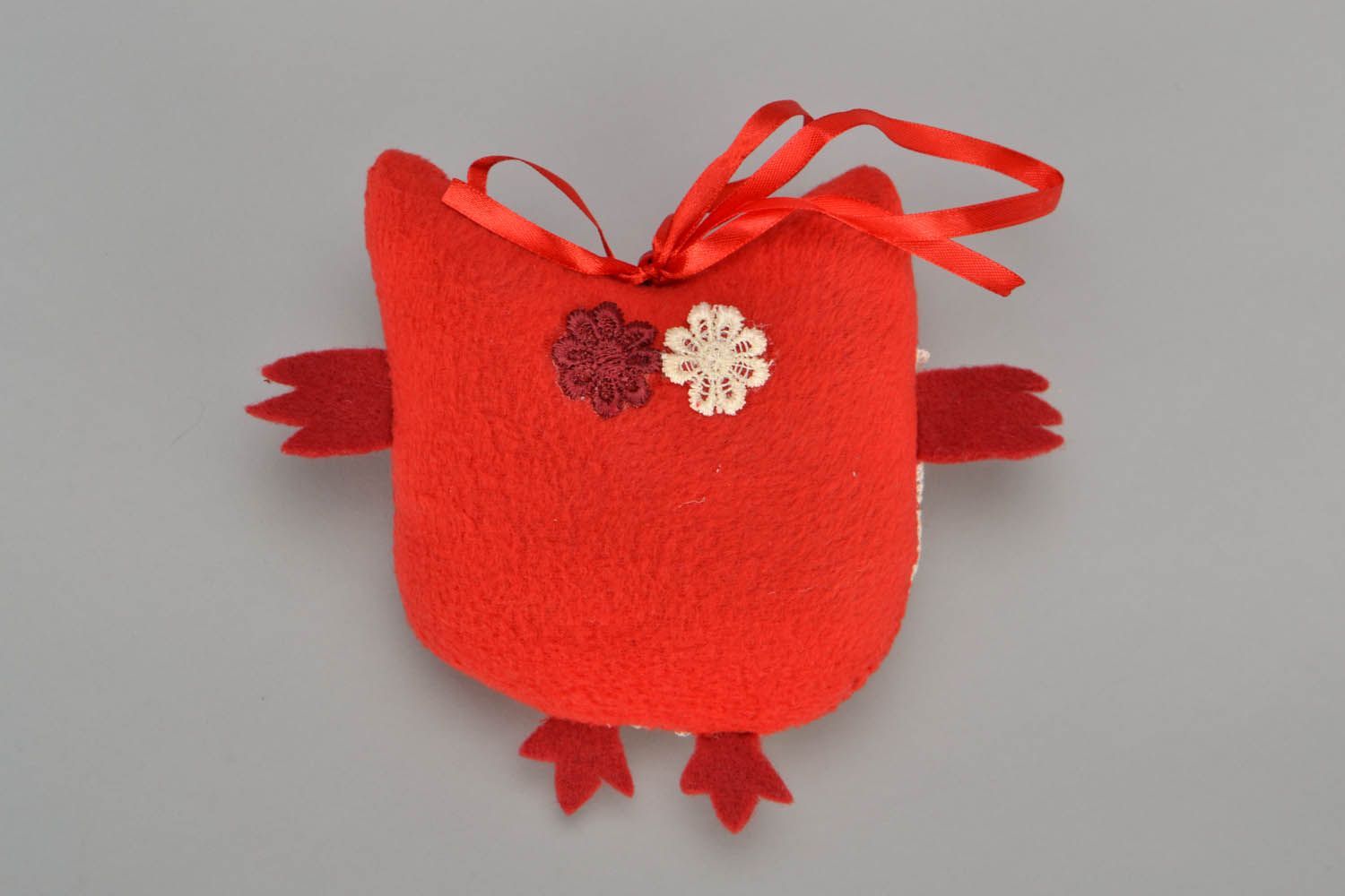 Soft toy Red Owl photo 4