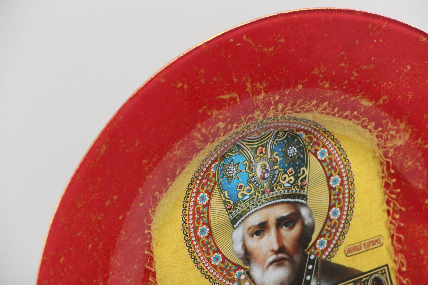 Декоративная тарелка Святой Николай  фото 2