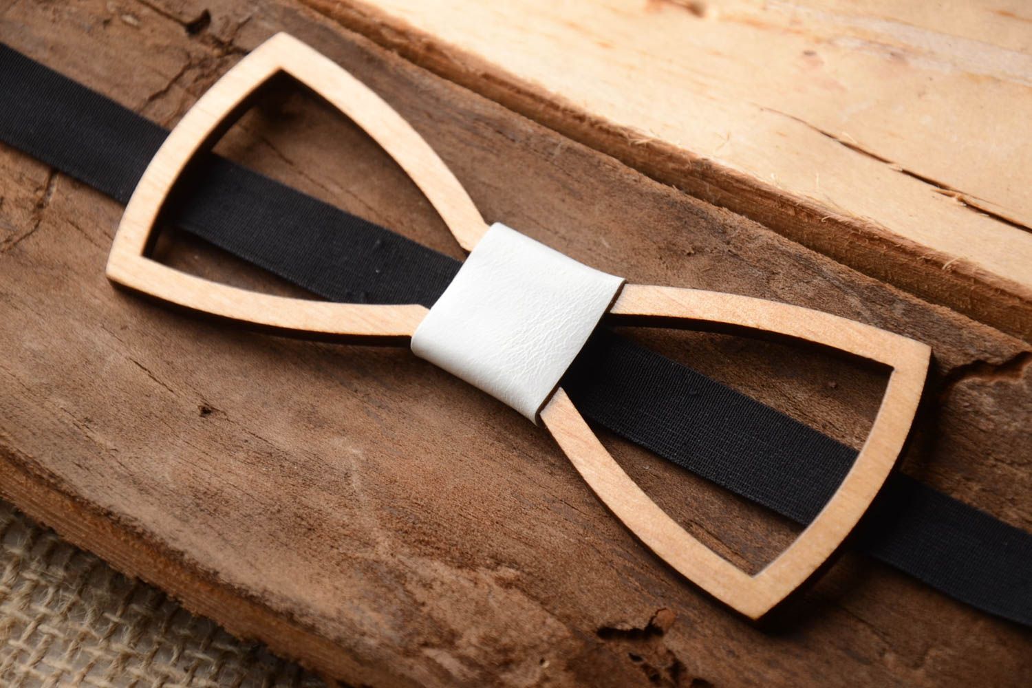 Handmade male accessory stylish wooden bow tie designer bow tie for men photo 1