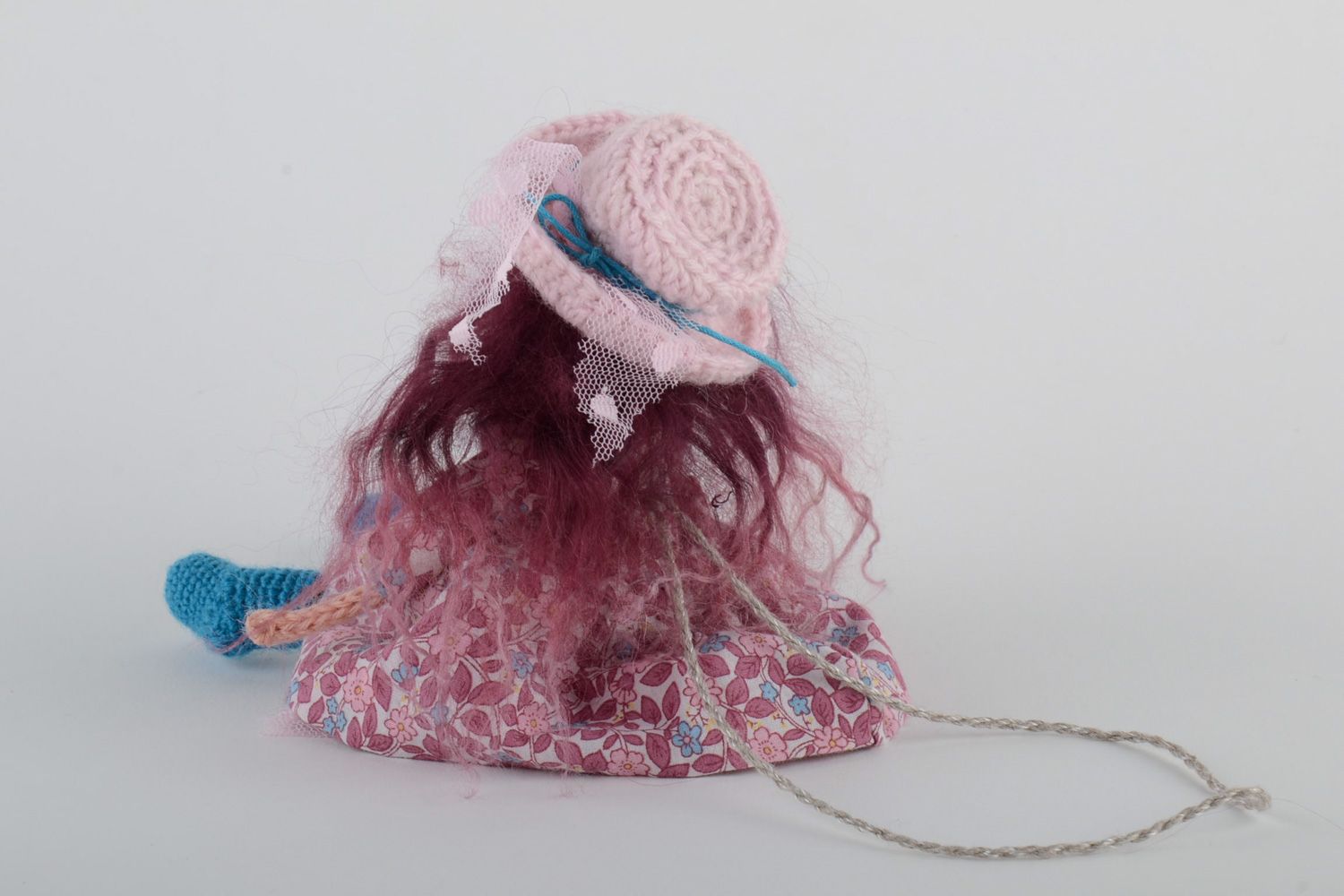 Weiche nettee handgemachte Puppe aus Textil für kleines Mädchen foto 3