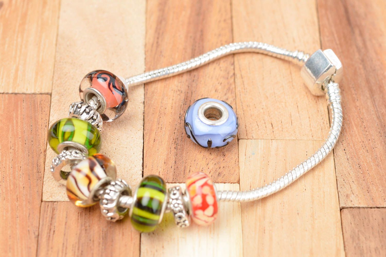 Unusual handmade glass bead fashion trends art and craft supplies small gifts photo 4