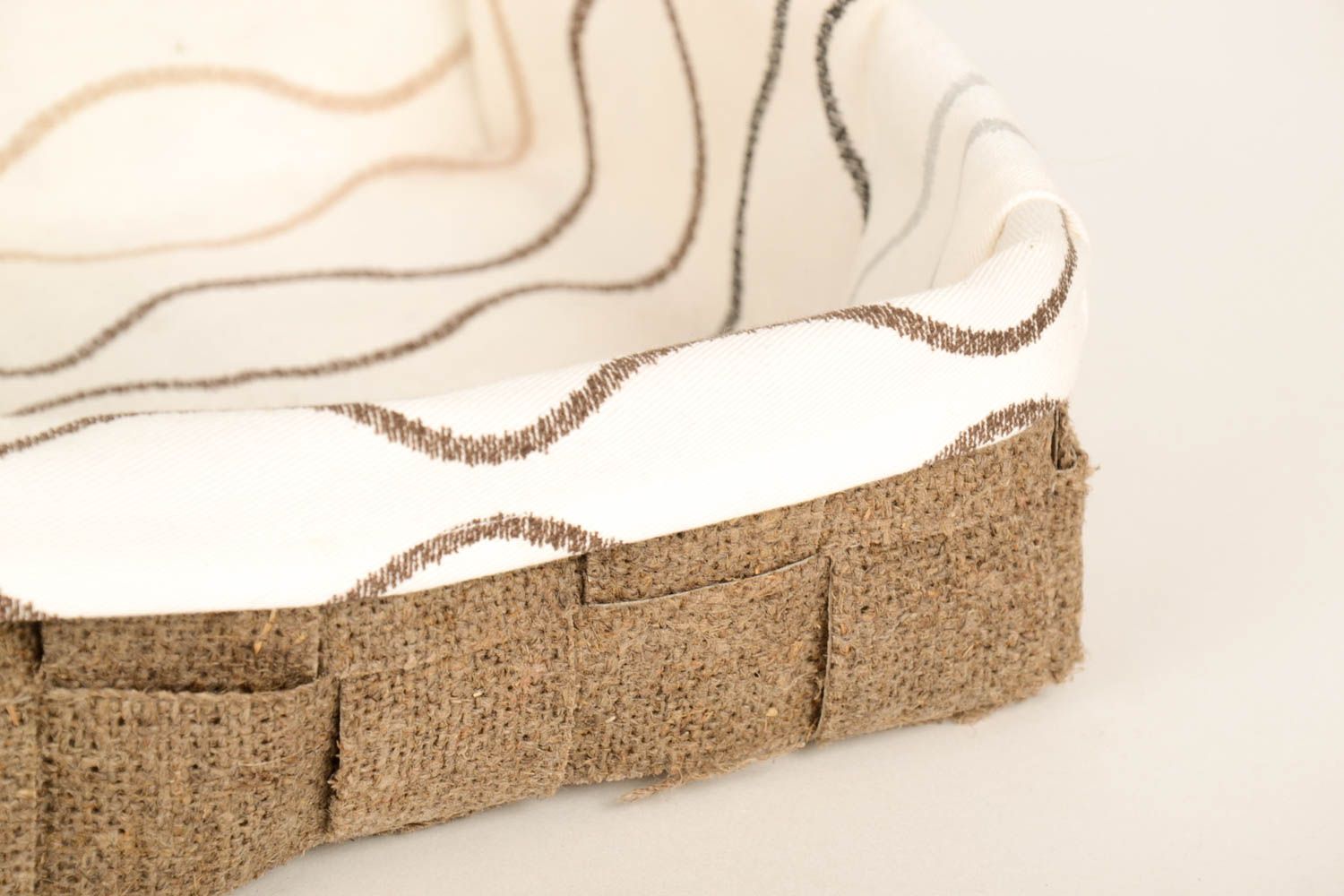 Beautiful handmade basket unusual designer box stylish lovely house utensils photo 4