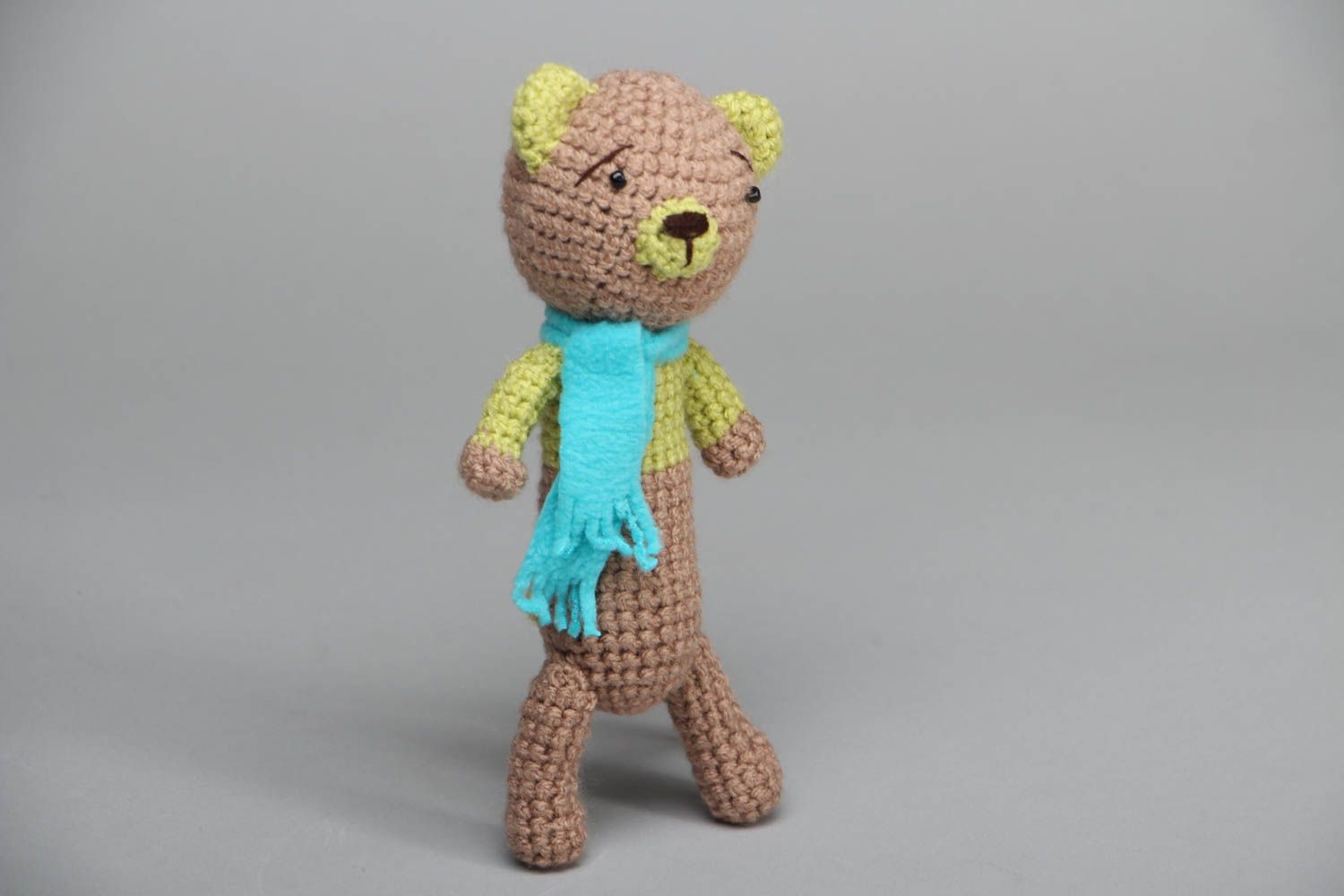 Handmade crochet toy Bear photo 1