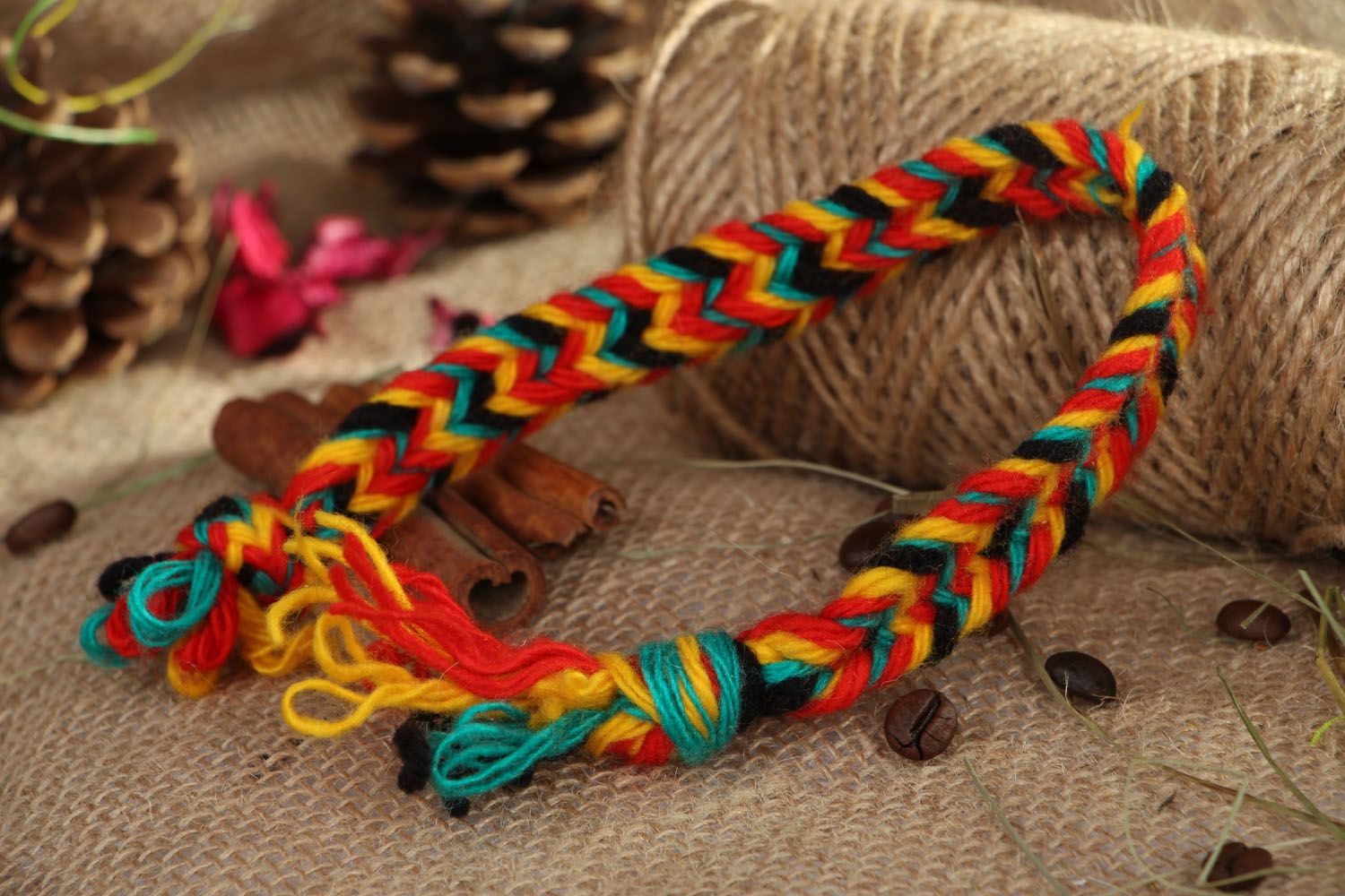 Round Woolen Thread Bracelet, Gender : Female, Feature : Attractive Look,  Durable at Best Price in Pune