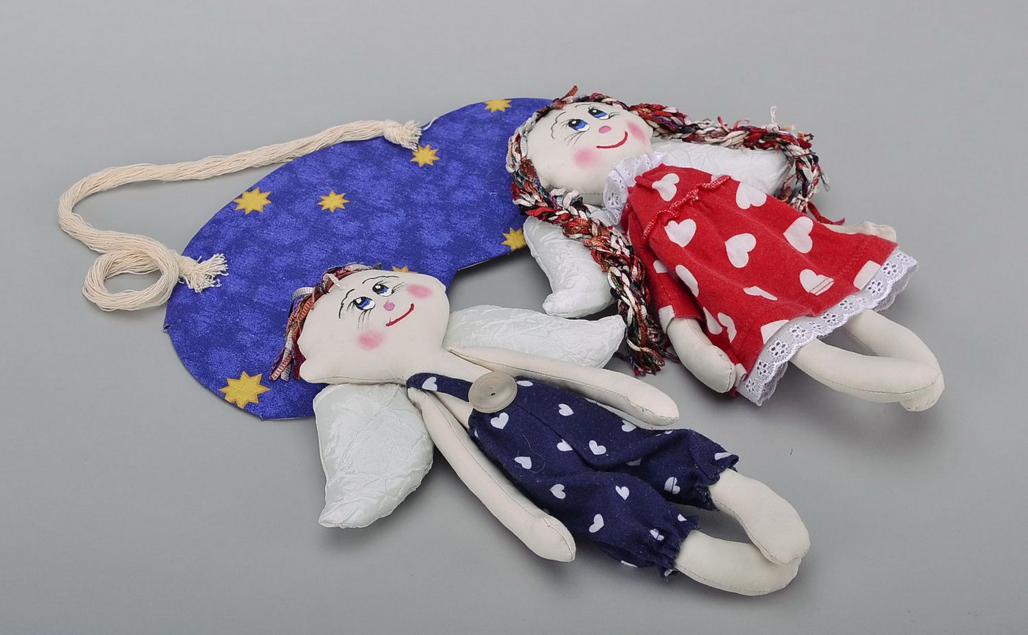 Pair of fabric toys Sweet couple photo 1