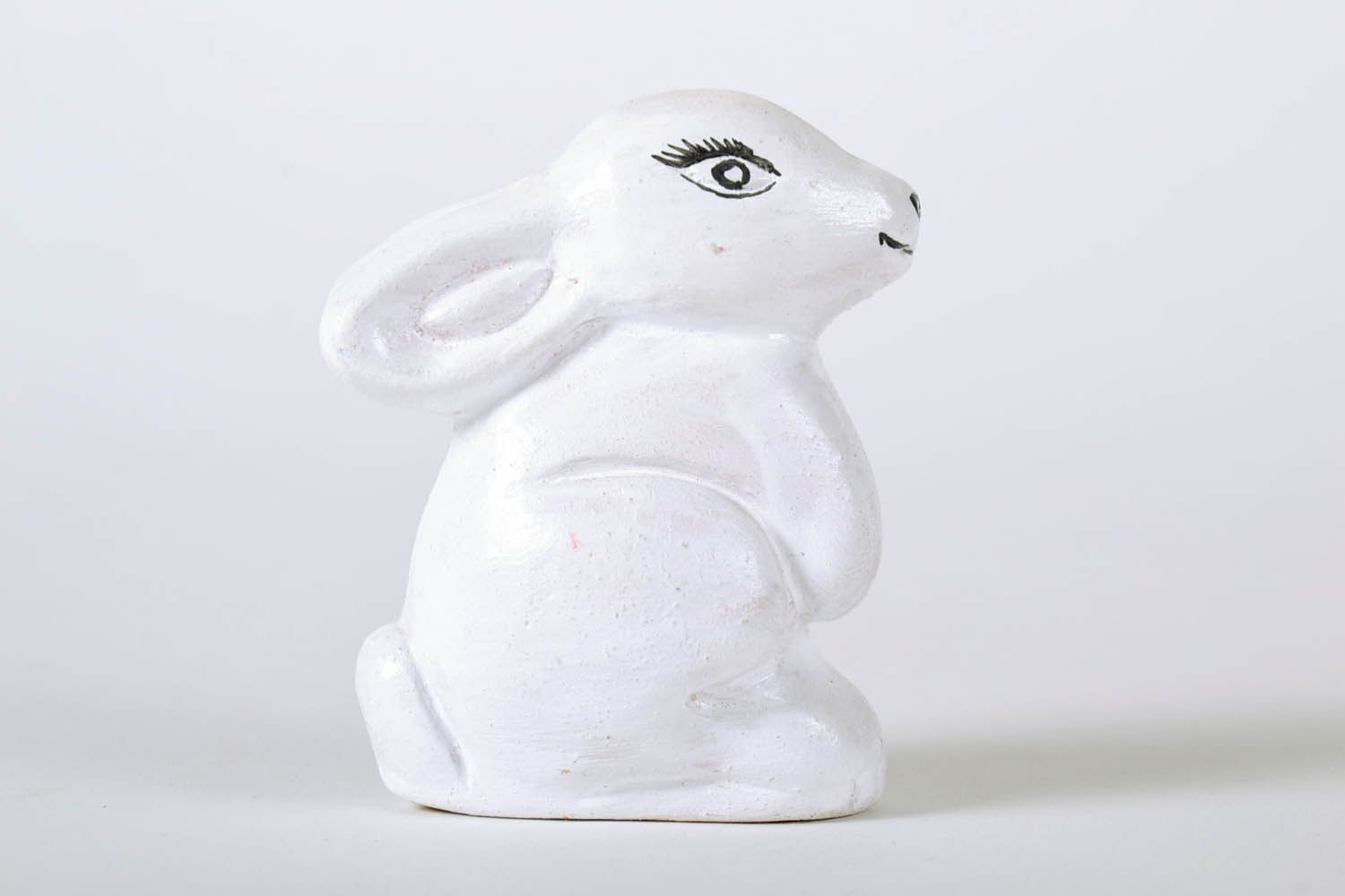 Ceramic statuette White Hare photo 2