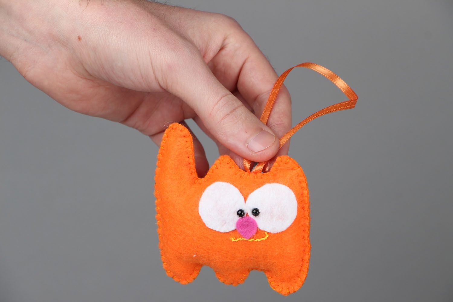 Soft pendant-toy Red Cat photo 3