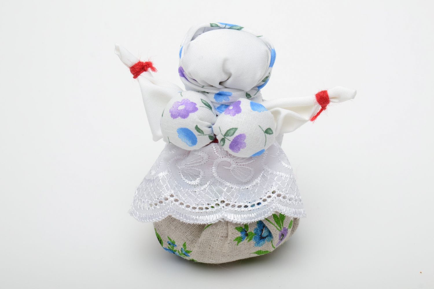 Handmade Puppe Glücksbringer aus Textil foto 2