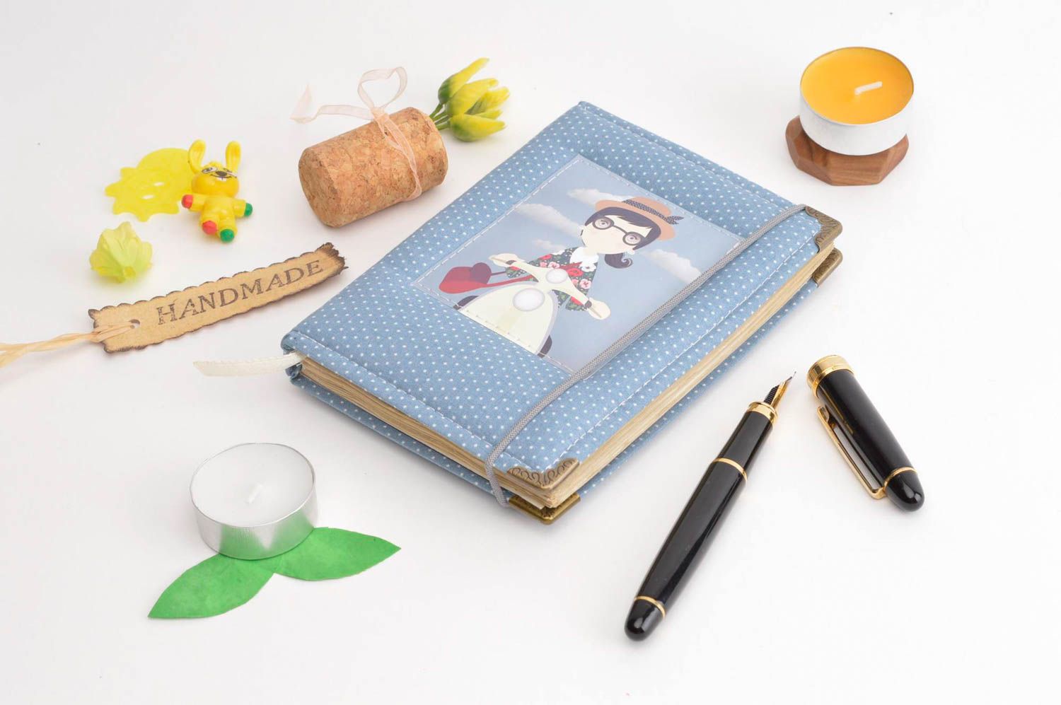 Geschenk Idee handmade Design Tagebuch für 60 Seiten Designer Notizbuch foto 1