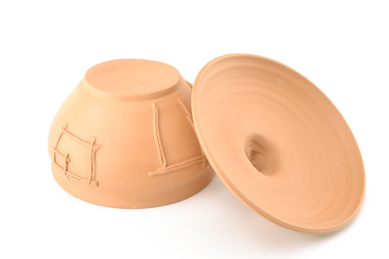 Keramik Suppenschüssel mit Deckel foto 4