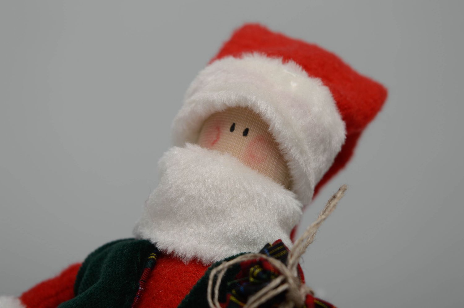 Handmade Kuscheltier Weihnachtsmann foto 3
