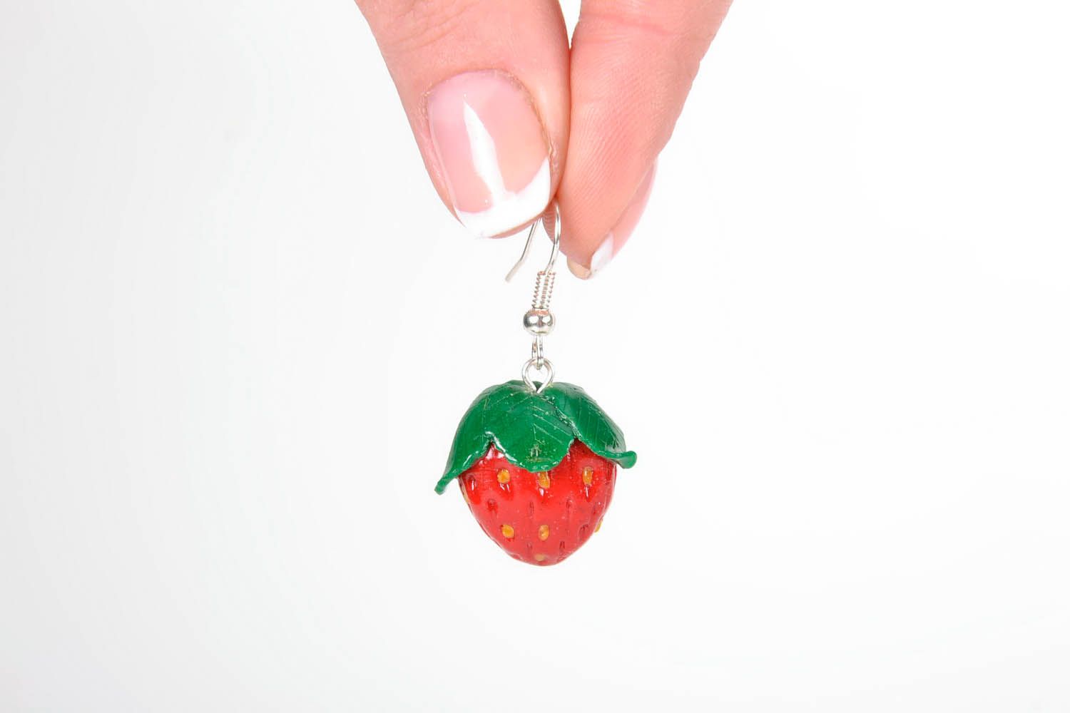 Earrings Strawberries photo 5