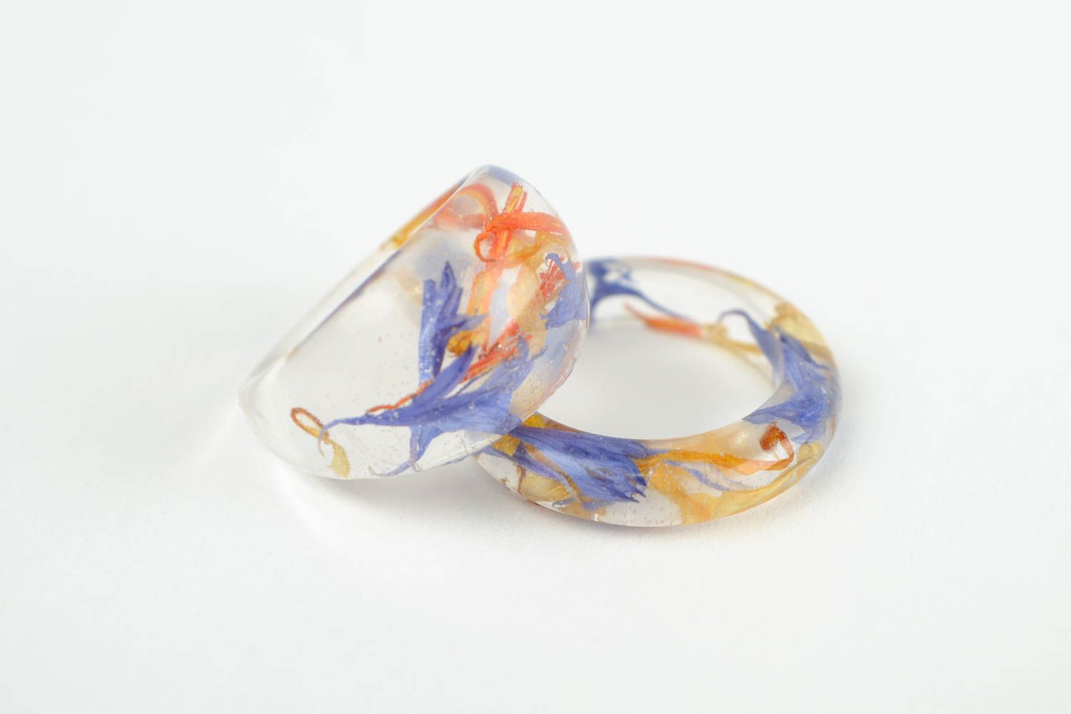 Handmade ring designer ring gift for women unusual accessories flower rings photo 1