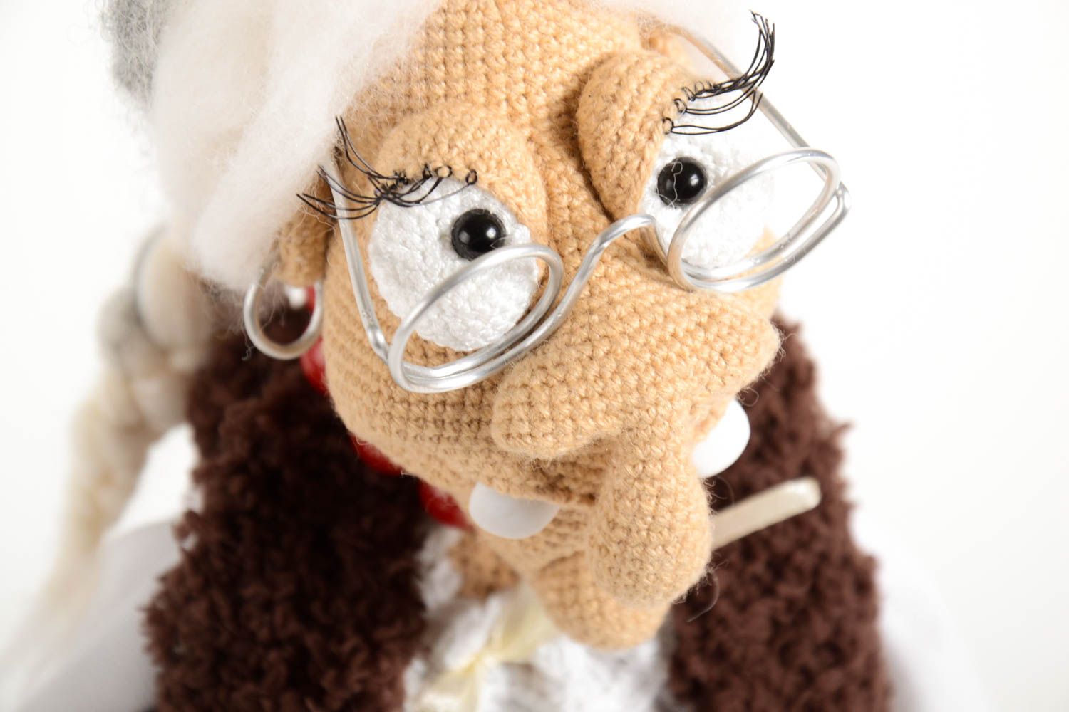 Beautiful handmade fabric toy rag doll collectible dolls decorative use only photo 3