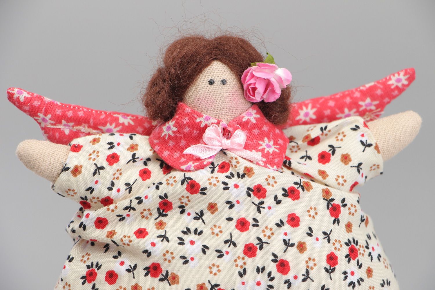 Авторская кукла из ткани Пирожный ангел фото 2