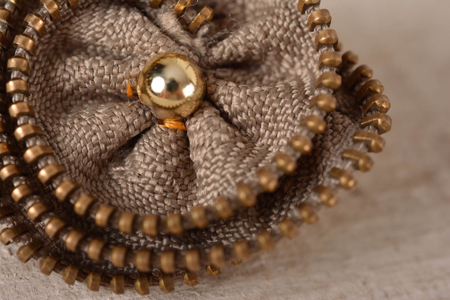 Handmade jewelry brooch pin flower brooch metal jewelry designer accessories photo 2