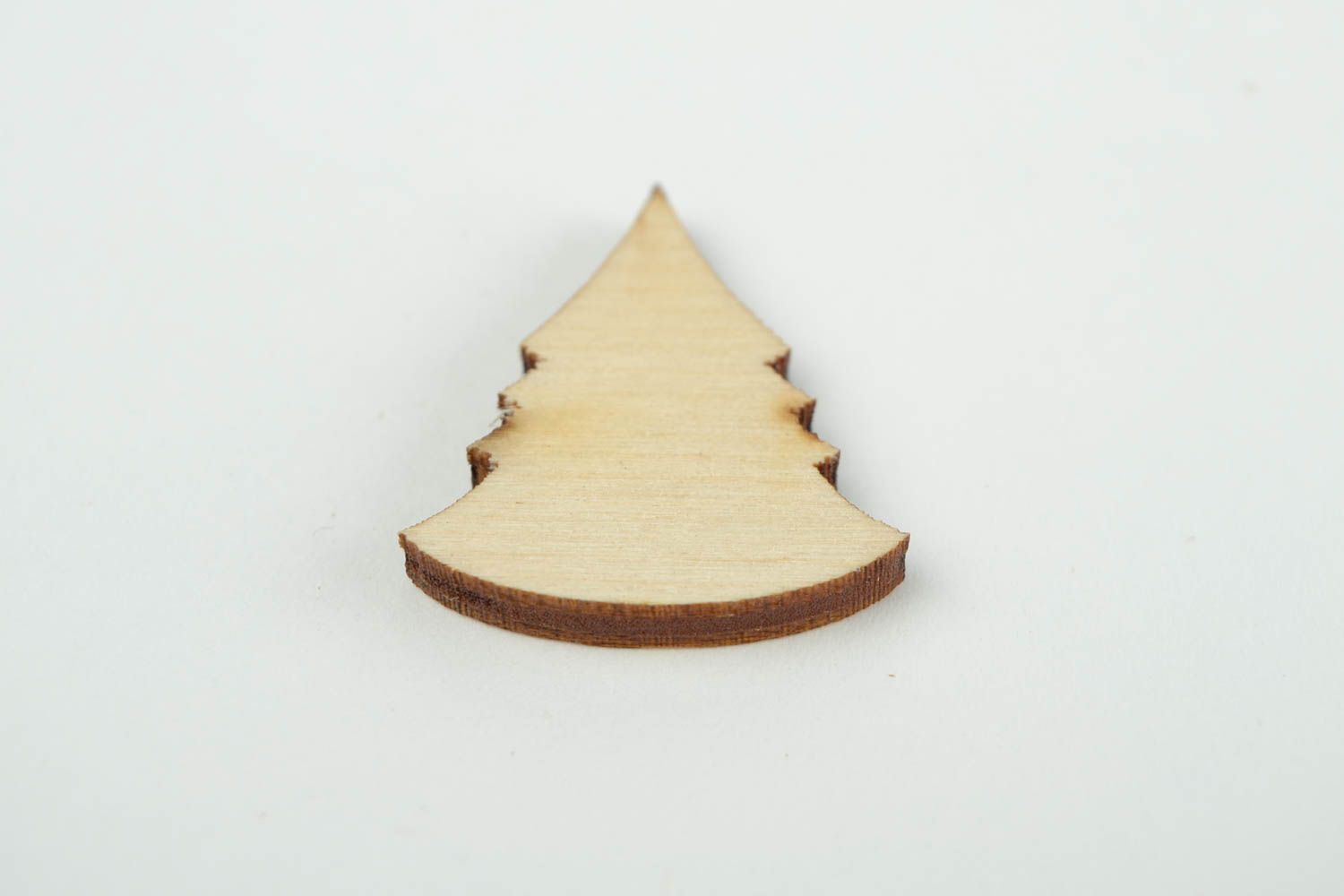 Handgemachte Figur zum Bemalen kleiner Tannenbaum Miniatur Figur Holz Rohling foto 5