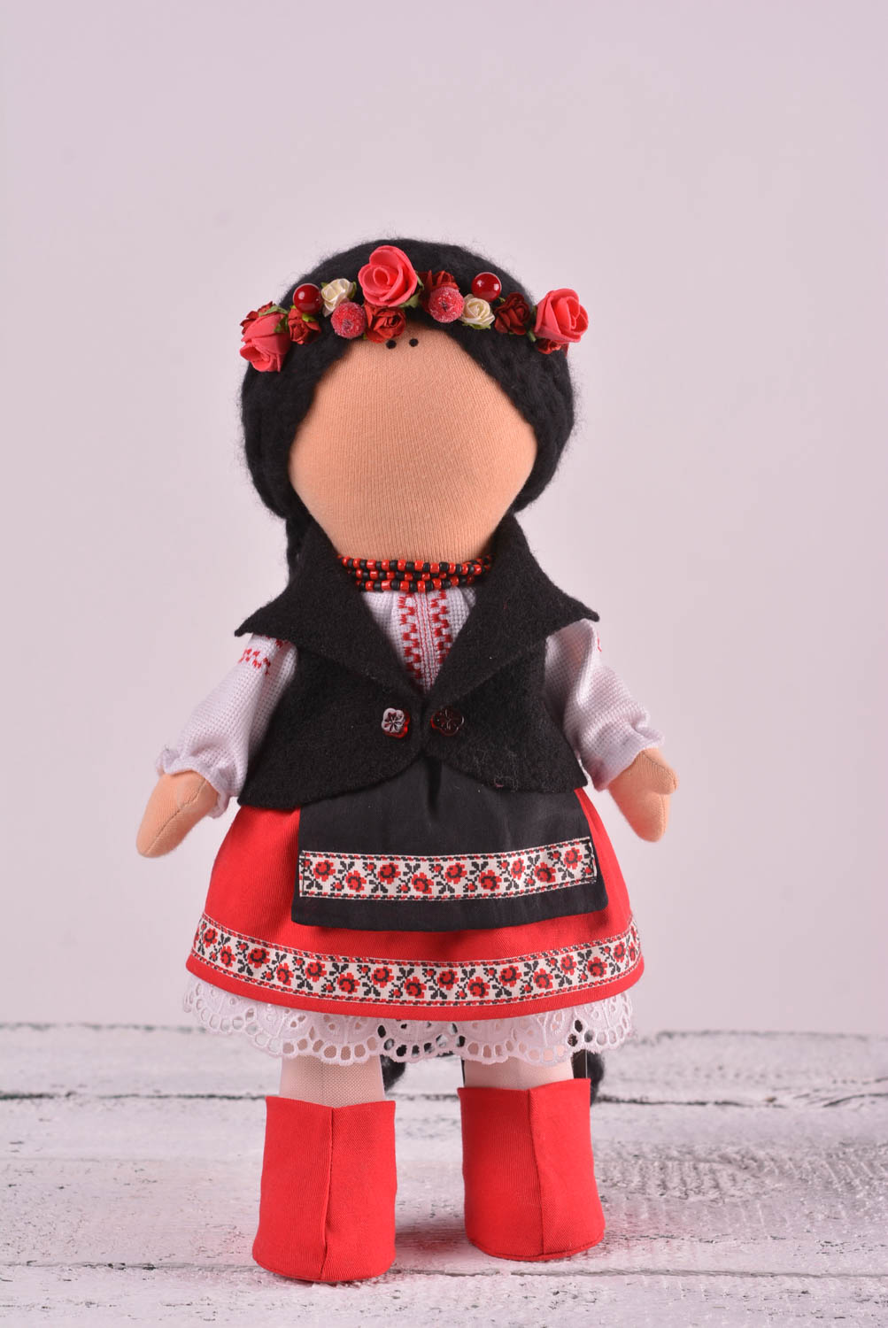 Кукла ручной работы кукла из ткани мягкая кукла в этническом наряде красивая фото 1