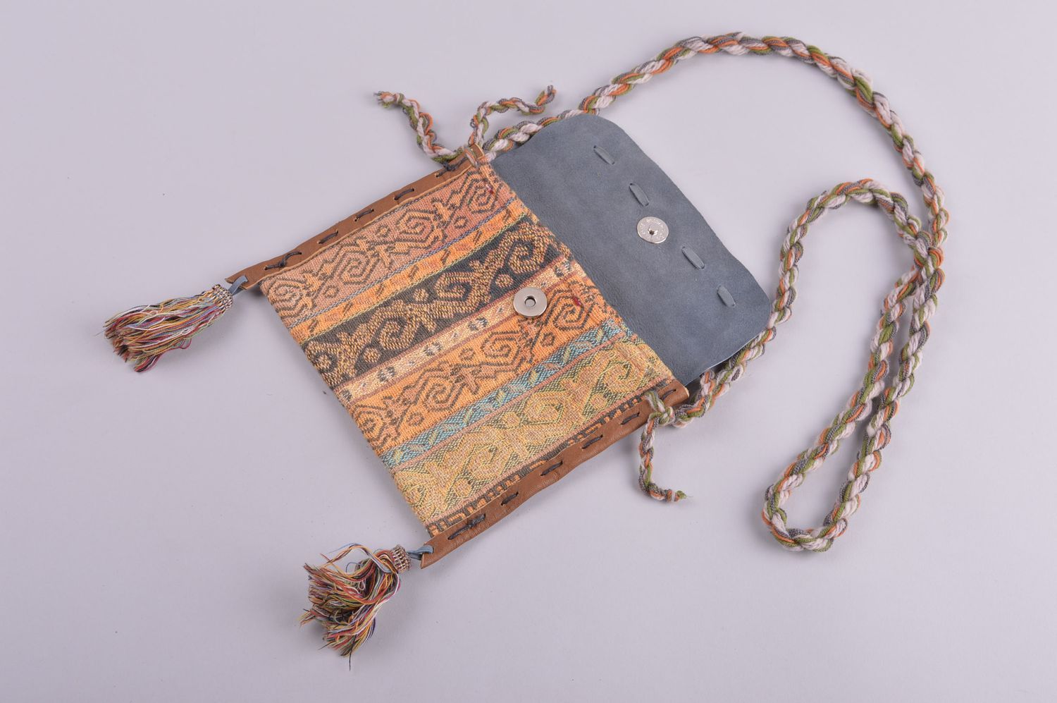 Bolso de moda hecho a mano de cuero accesorio de mujeres regalo original foto 4