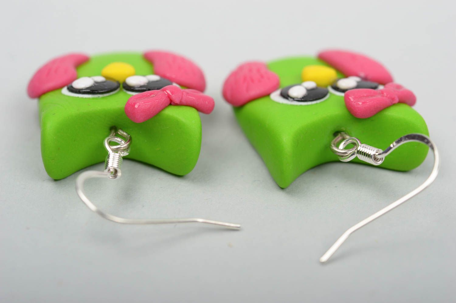 Fashion earrings handmade jewelry plastic earrings polymer clay gifts for girl photo 2
