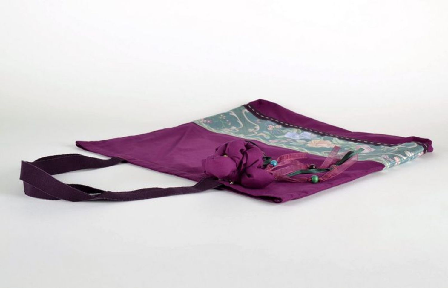 Large women's handbag, fabric eco-friendly bags  photo 3