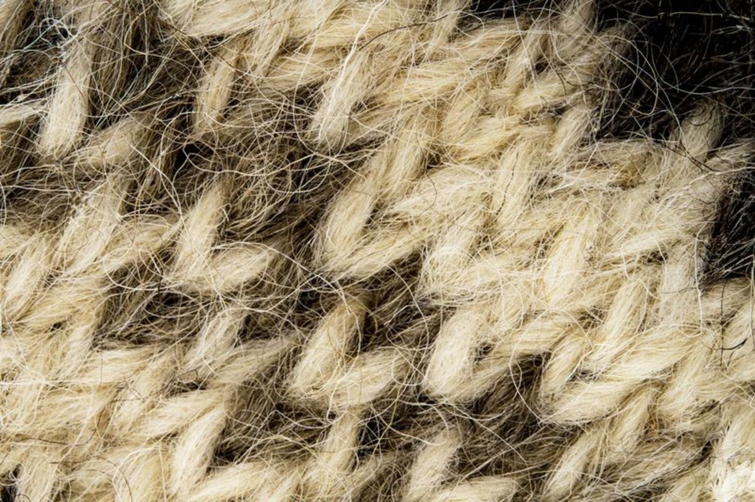 Calcetines altos de lana cálidos tejidos a mano foto 4