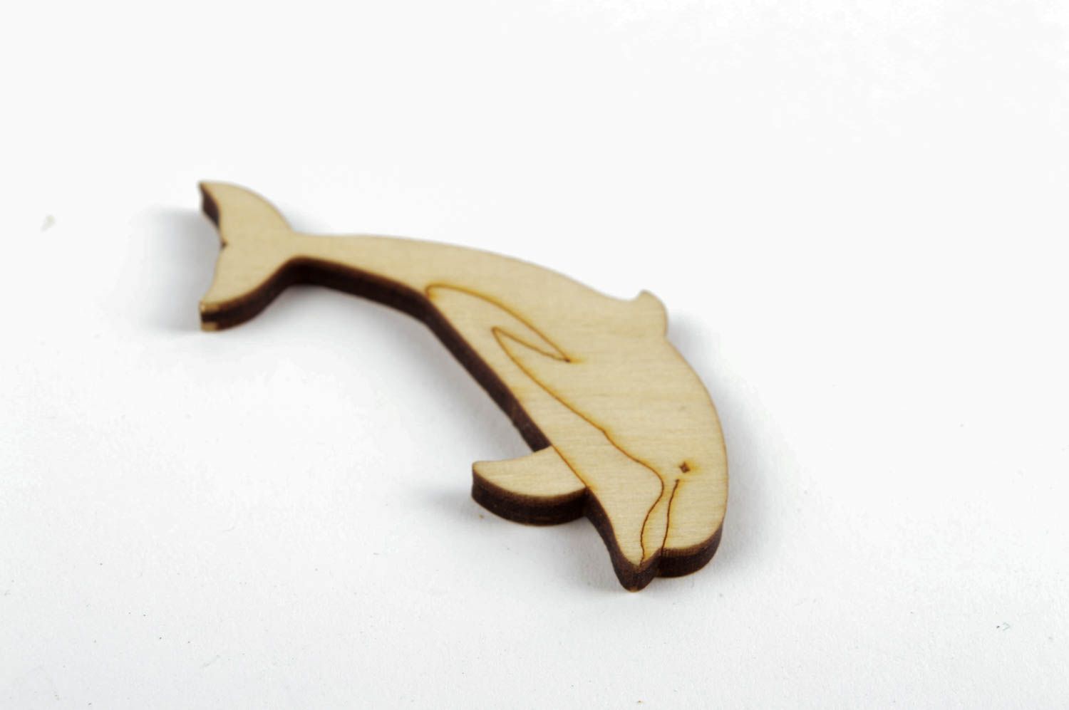 Forme en bois à peindre fait main scrapbooking Loisirs créatifs dauphin design photo 3