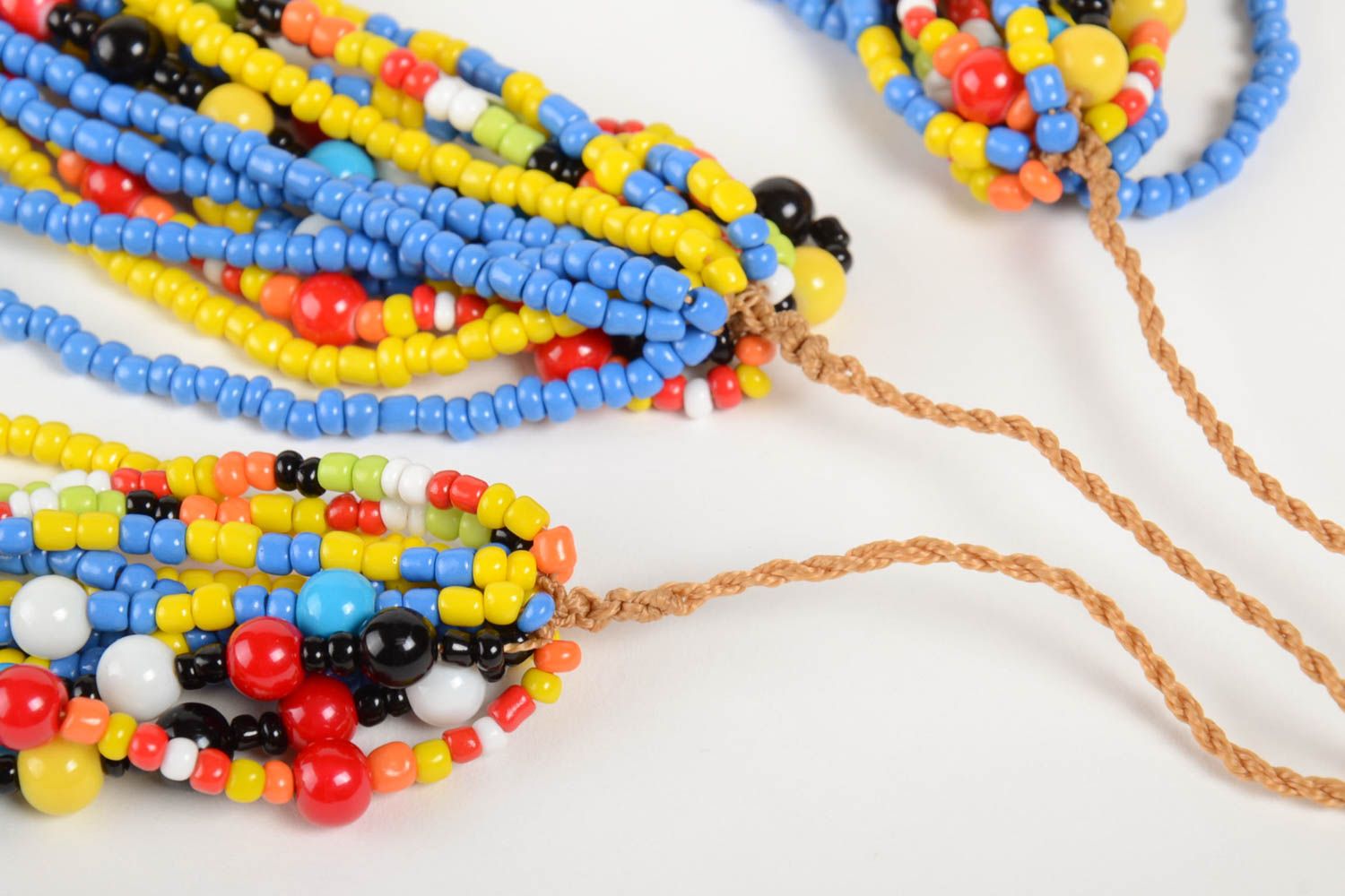 Parure bijoux Collier ethnique bracelet perles de rocaille Accessoires femme photo 5
