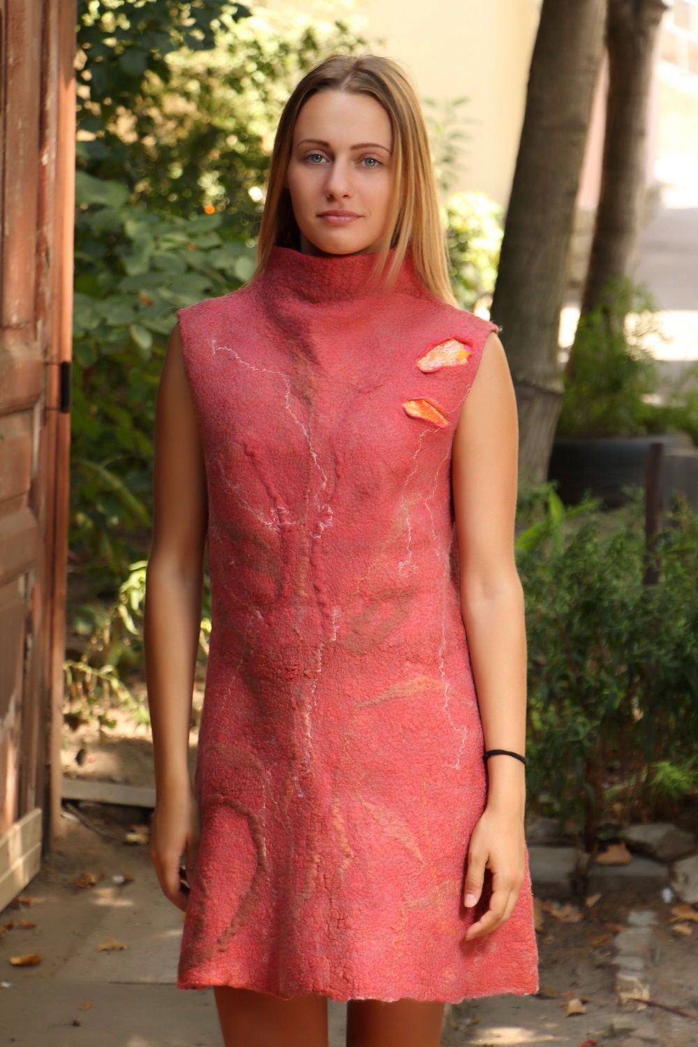 Tunika-Kleid Terrakotta foto 4