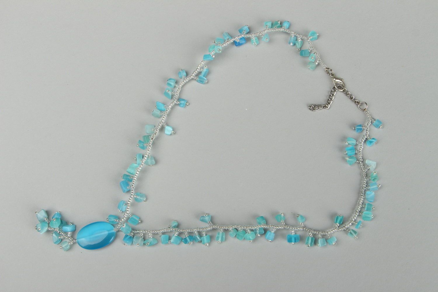 Necklace with Czech beads photo 3