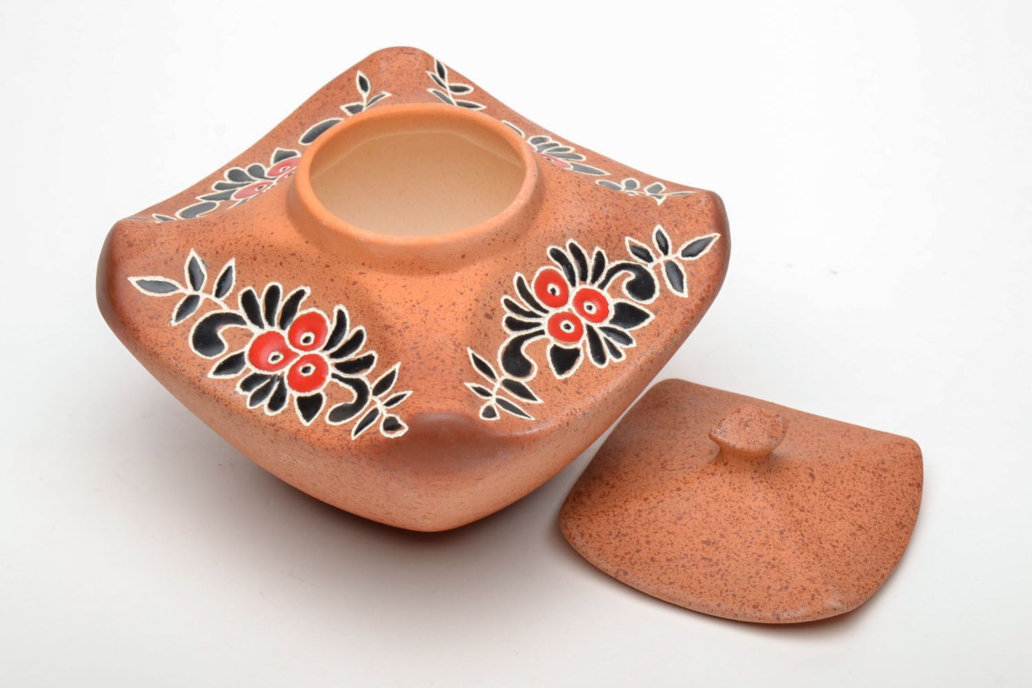 Ceramic sugar bowl photo 3