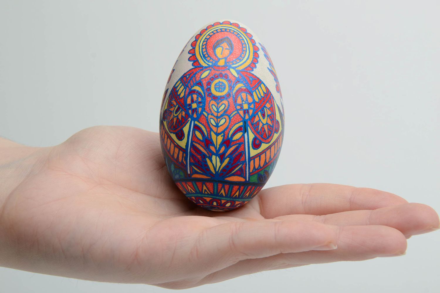 Huevo de ganso de Pascua artesanal  foto 5
