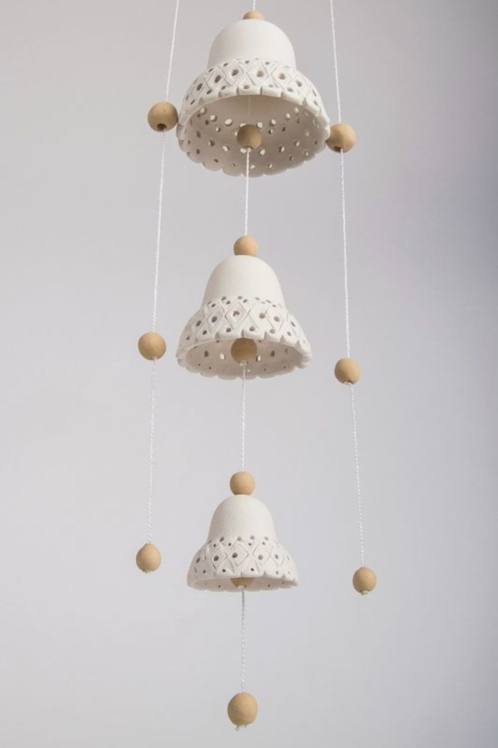 Laced ceramic bells photo 4
