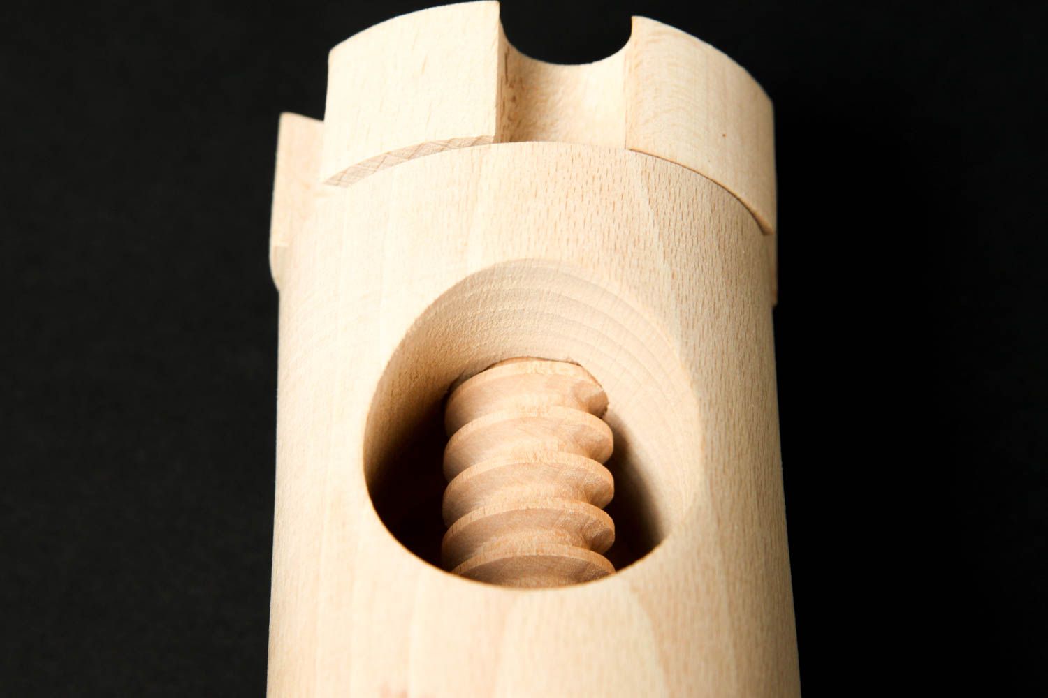Nussknacker Holz handgemachter Nussknacker aus Holz Küchen Accessoire schön foto 5