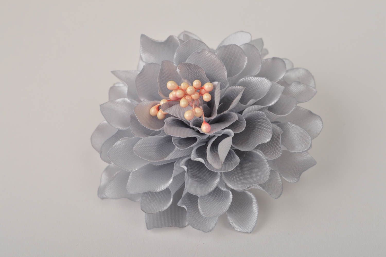 Haarspange Blume handmade Damen Modeschmuck Blume Brosche Accessoire für Haare foto 3
