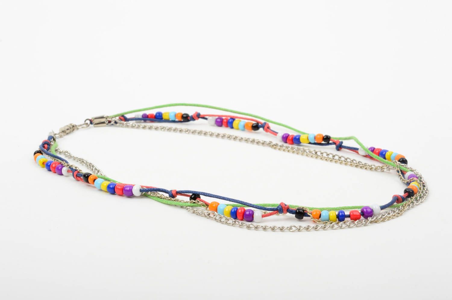 Handmade Rocailles Kette Frauen Accessoire Halskette für Frauen Halsschmuck foto 3