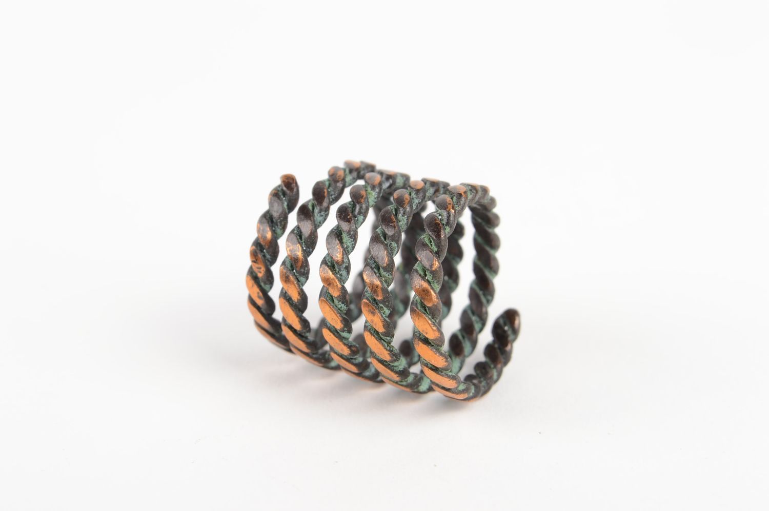 Handmade Ring am Finger Damen Modeschmuck Geschenk für Frau originell modisch foto 2
