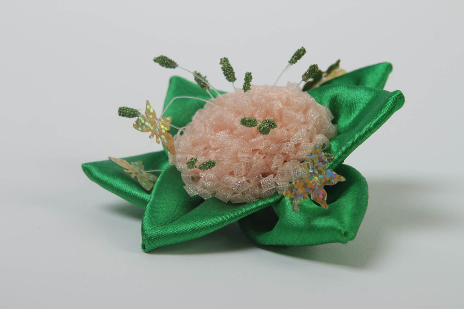 Handmade hair clip flower hair clip baby hair accessories gifts for babies photo 3