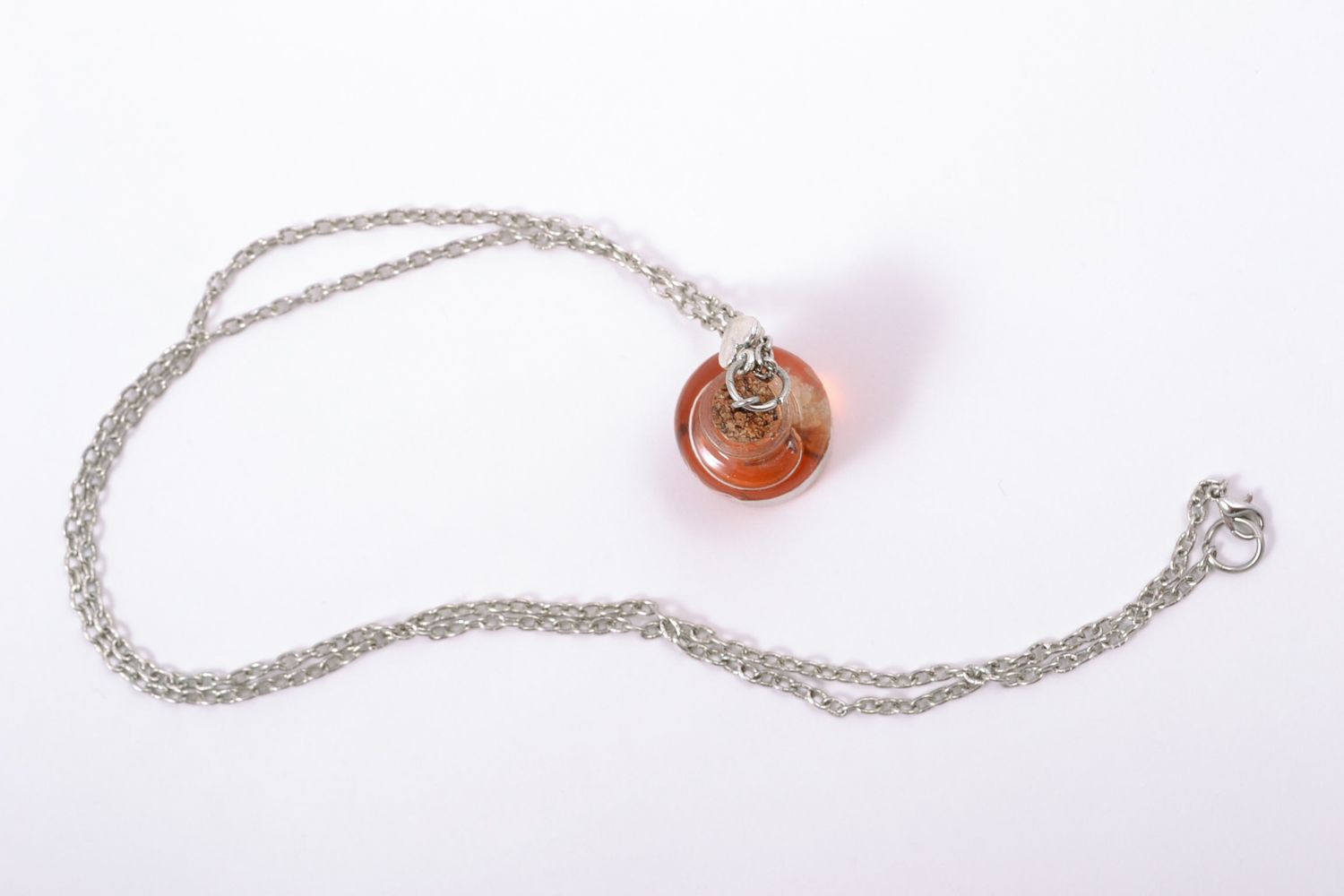 Glass pendant on long chain Love Potion photo 3