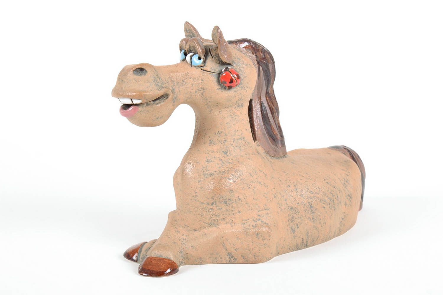 Keramik Spardose Pferd foto 3