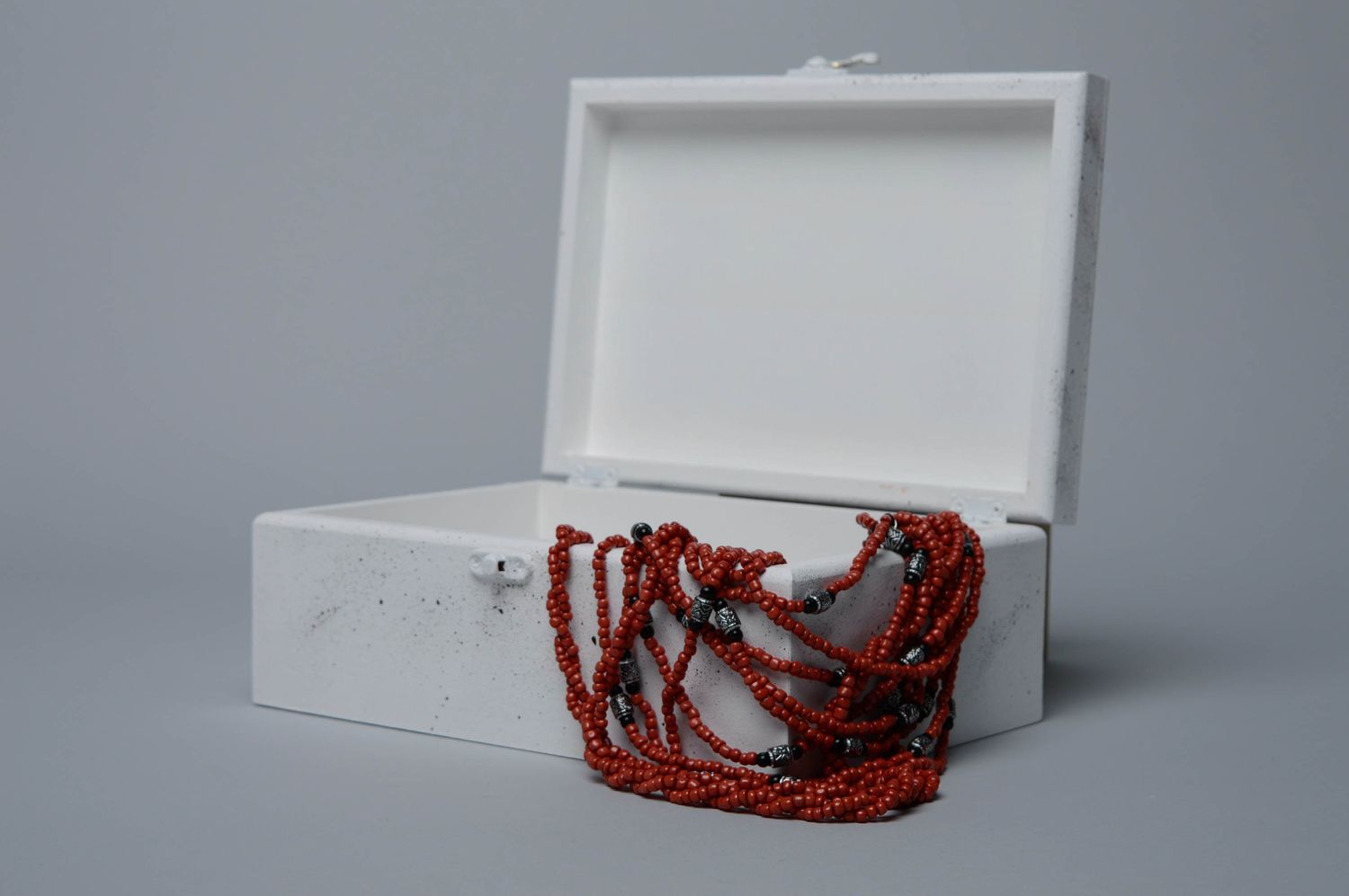 Handmade decoupage jewelry box photo 2
