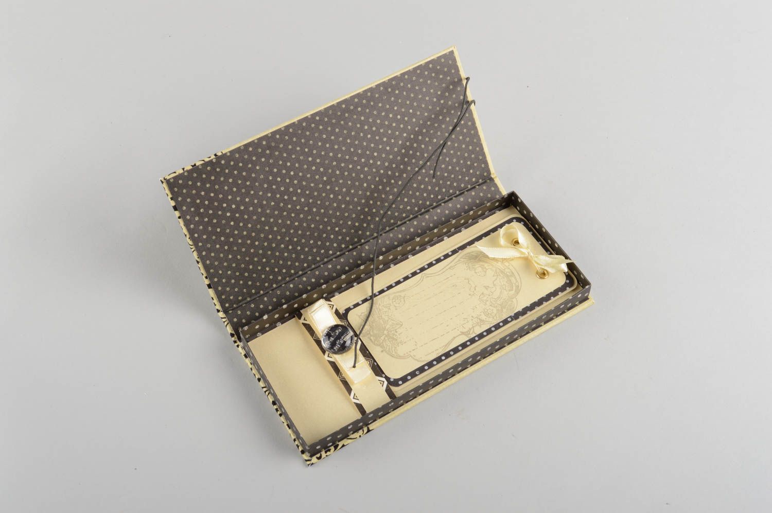 Handmade Geschenk Schachtel für Geld aus Designer Papier für Scrapbooking foto 4