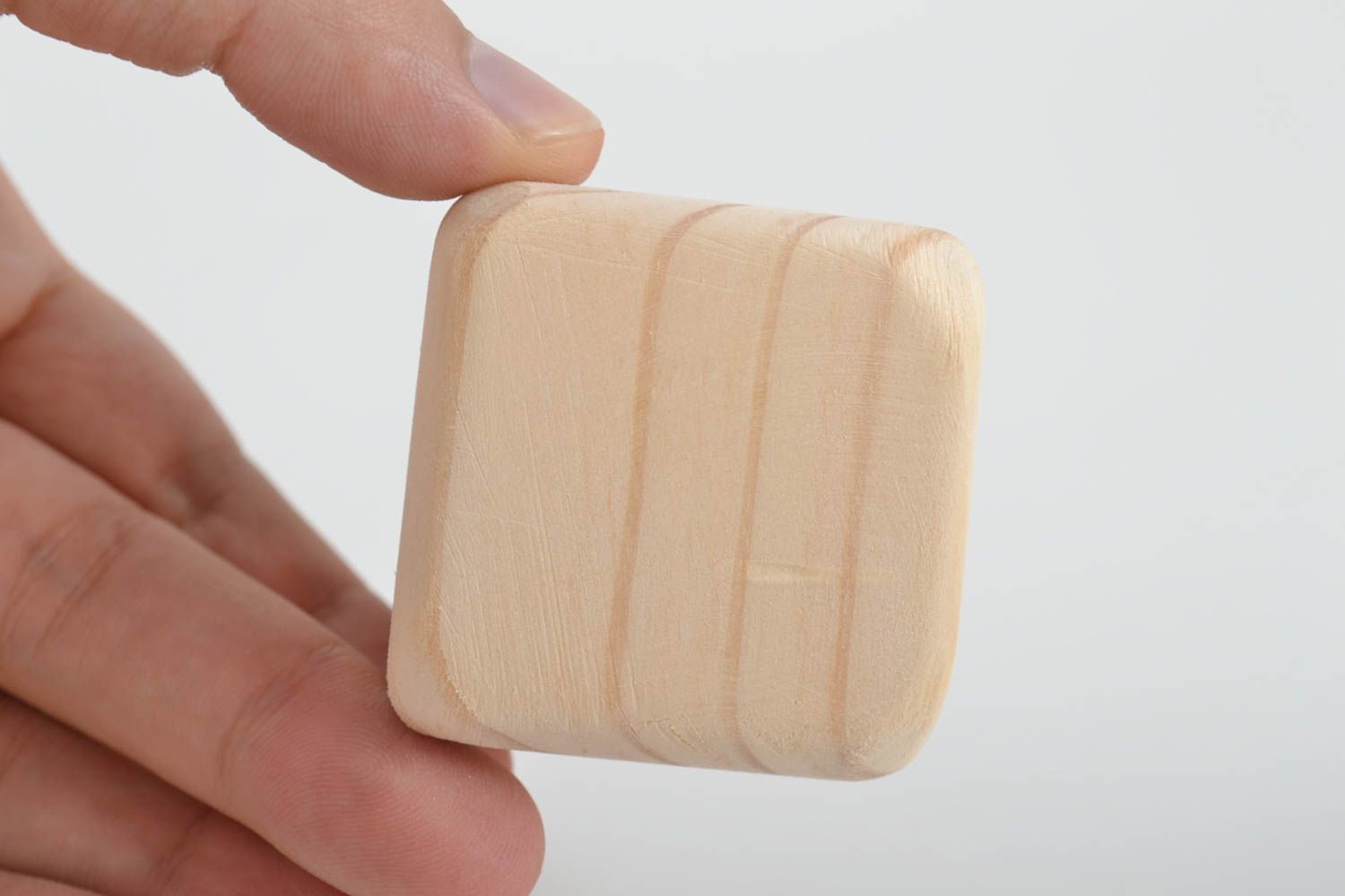 Handmade blank wooden blank for painting toy block for baby toy blocks blanks photo 4