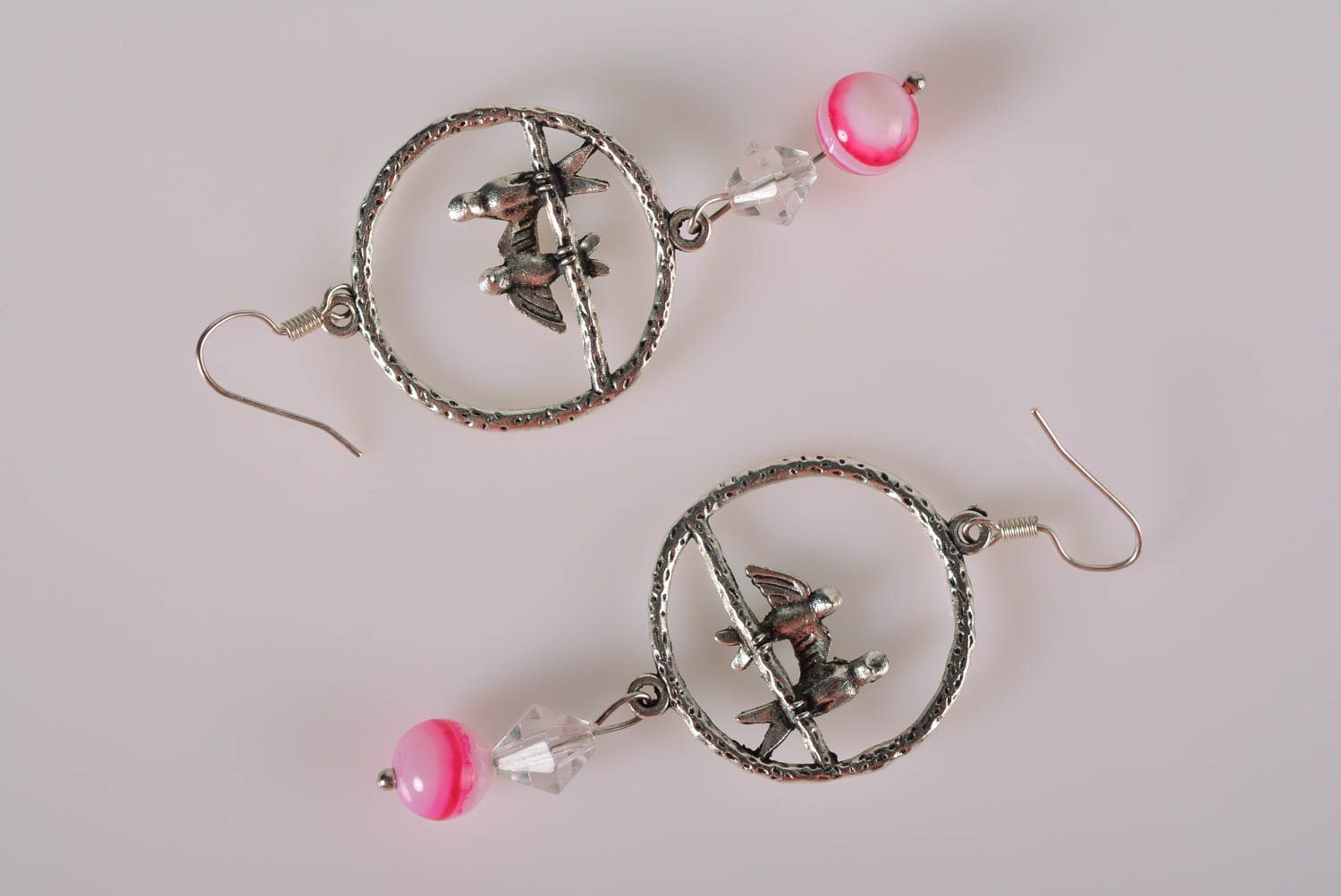 Handmade earrings stone jewelry metal jewelry fashion earrings gifts for girl photo 3