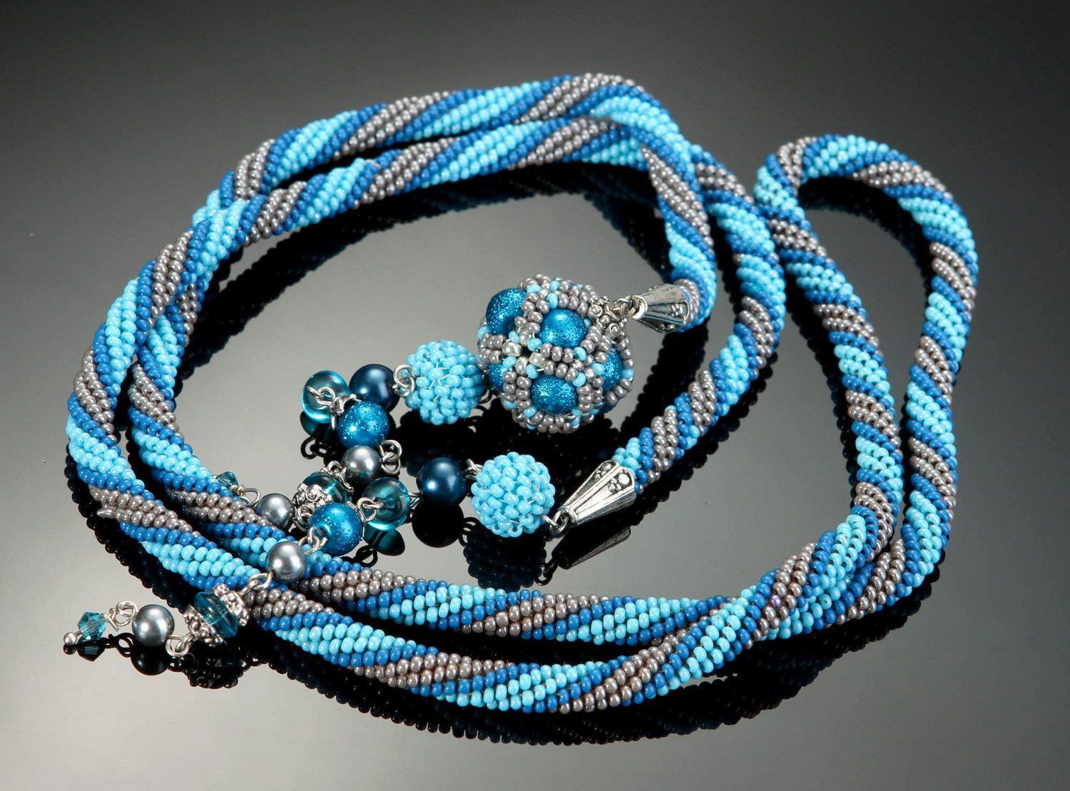 Jewelry made of czech beads photo 2