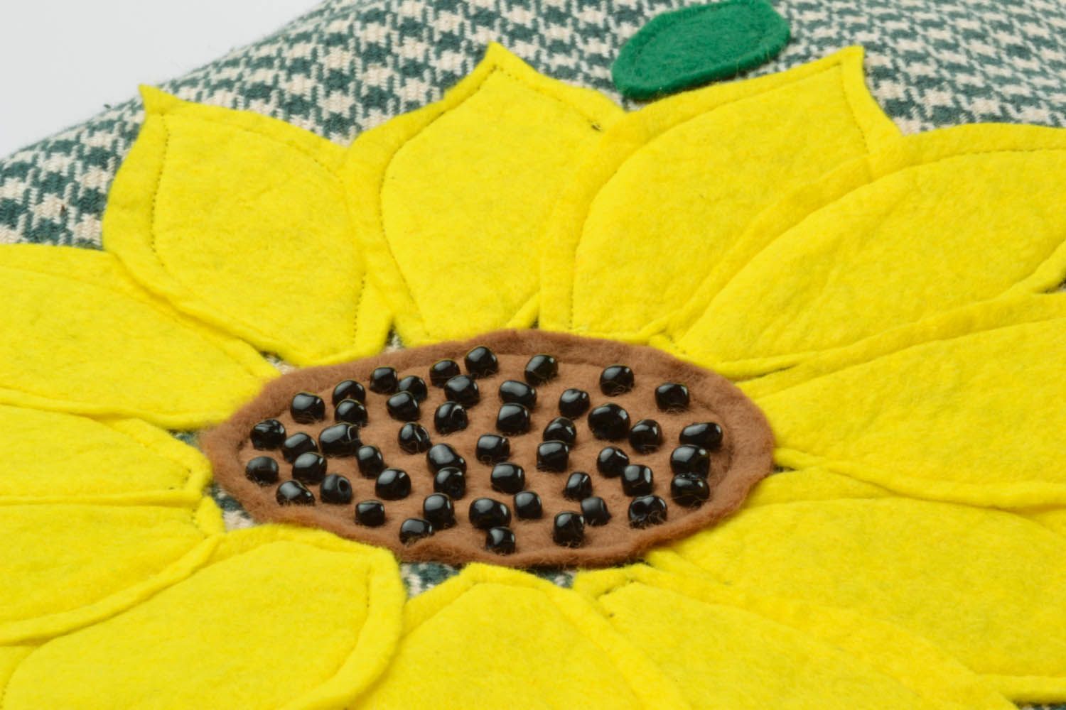 Handmade Stofftasche Sonnenblumen foto 2