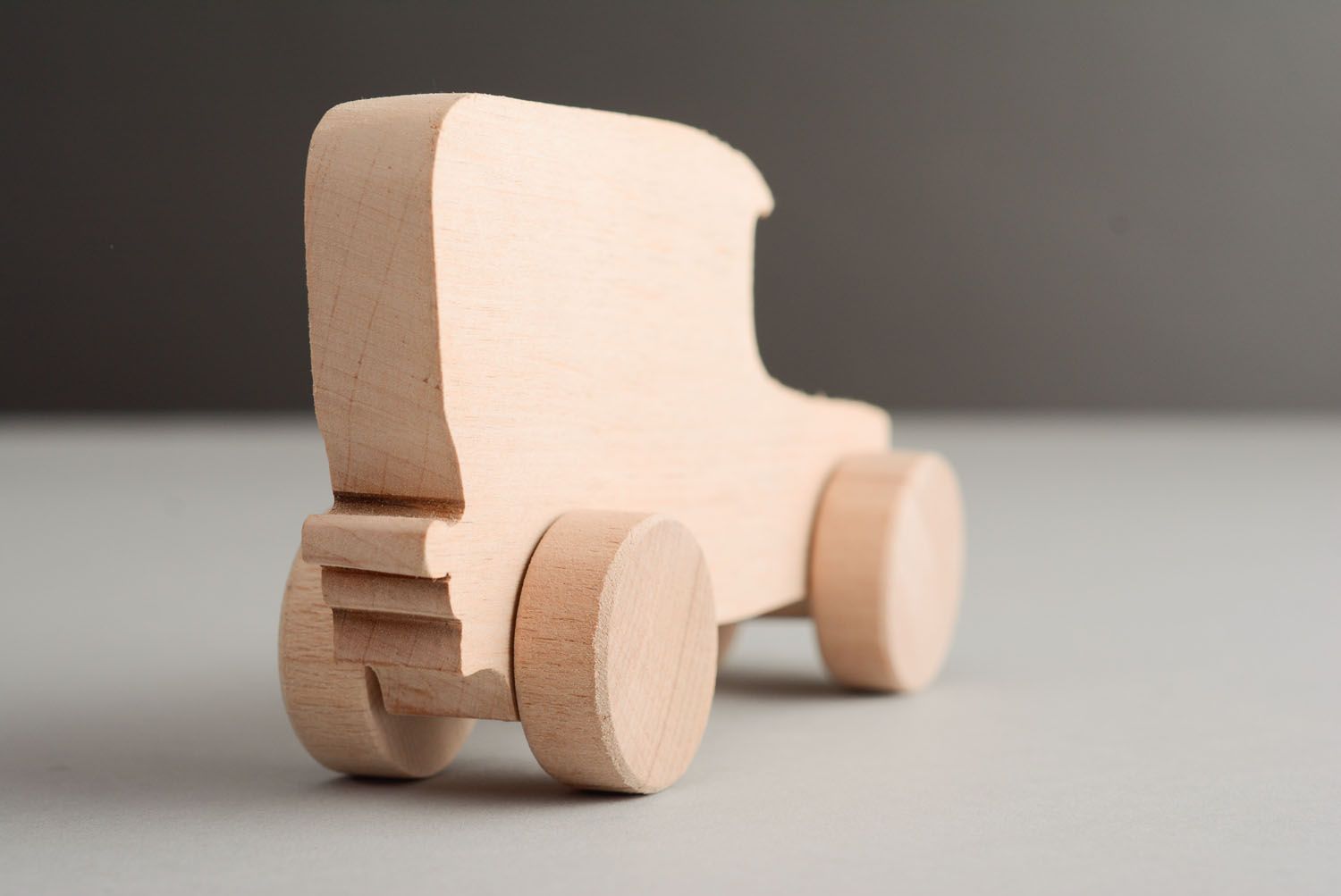 Wooden blank toy Car photo 4