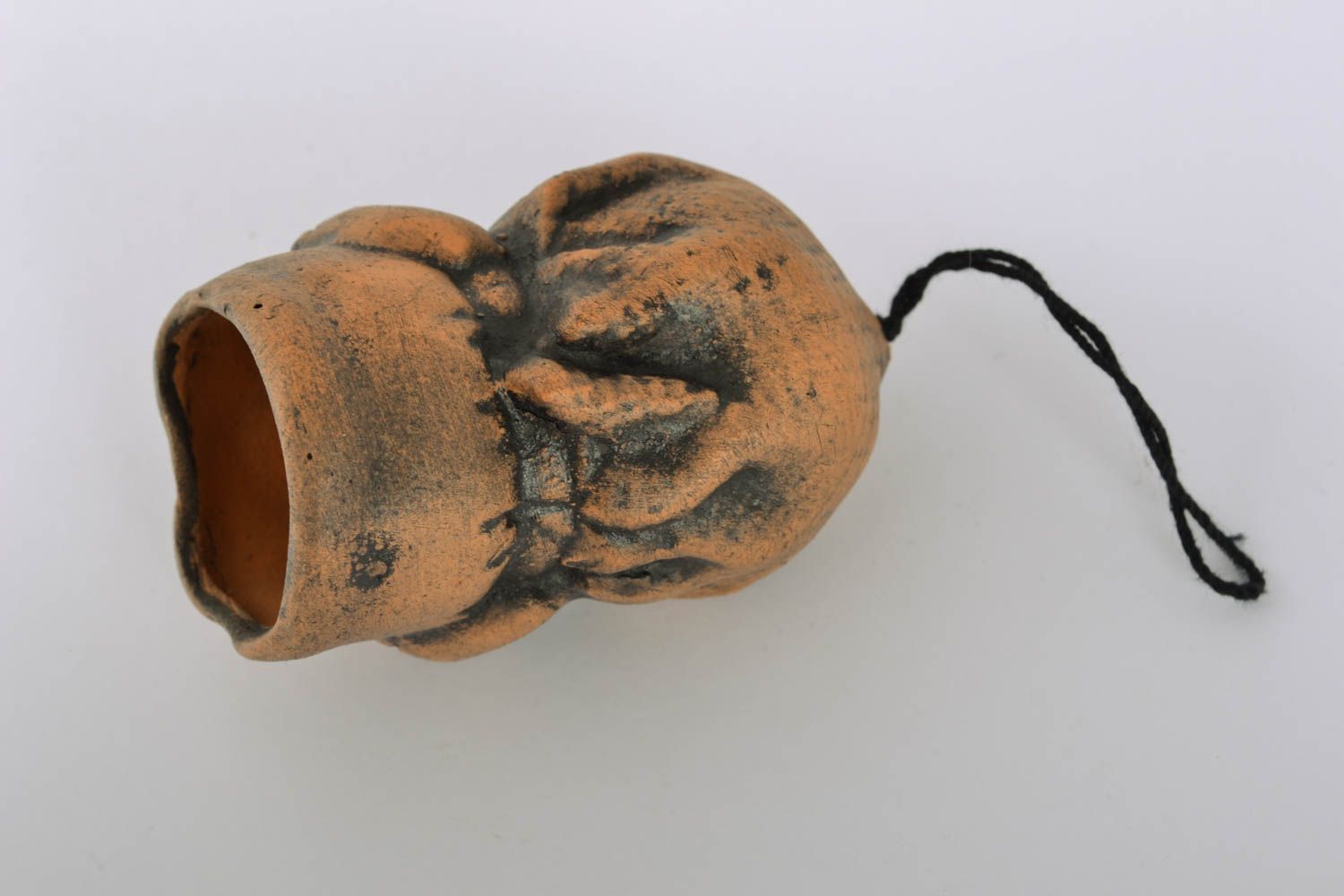 Handmade clay bell photo 2